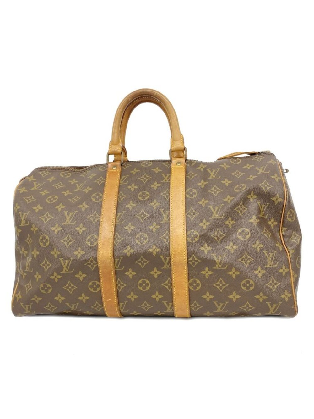 Louis Vuitton Boston Bag Monogram Keepall 45 Brown
